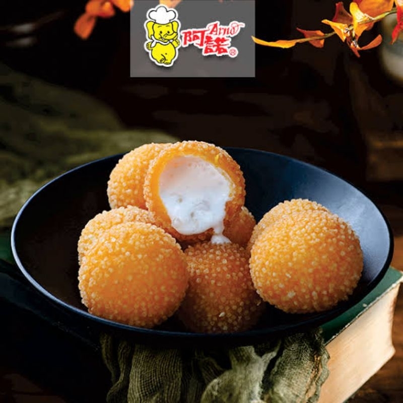 

frozen coconut lava ball crunchy beku ala vietnam isi 10pcs