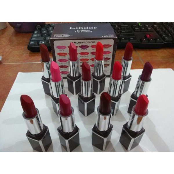 [Lusinan] Lipstick LINDOR BRILLIANT-Lipstik Lindor mix