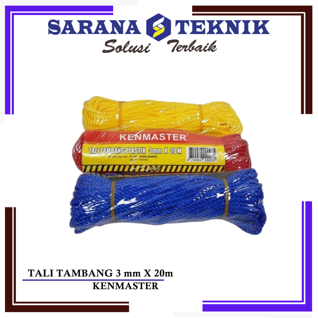 

TALI TAMBANG 3 mm X 20 M Merk KENMASTER