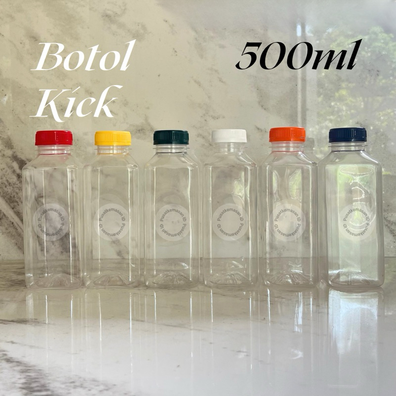 BOTOL KICK KOTAK 500ML / BOTOL KOPI SUSU YOGURT