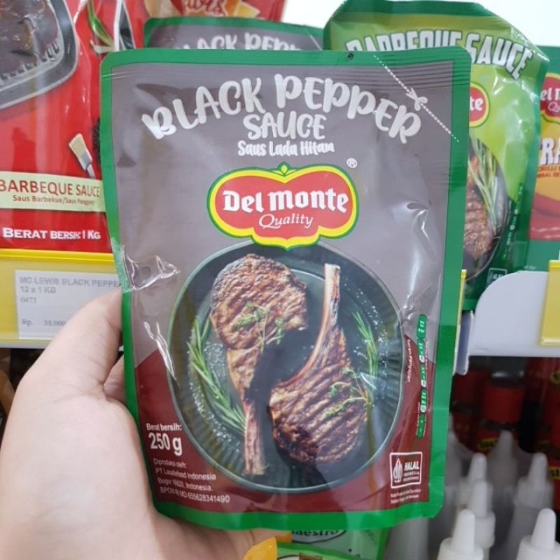 

Delmonte Black Paper Saus Lada Hitam - 250gr