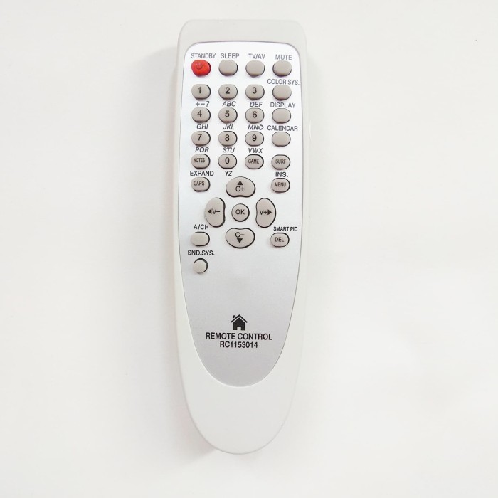REMOTE REMOT TV TCL RC1153014 untuk TV TABUNG SLIM FLAT