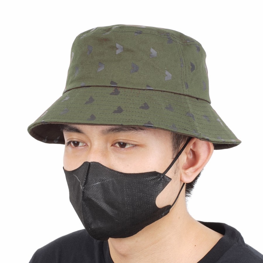 Topi Kalibre Bucket Hat 991947301 / 991947 301 Army Original