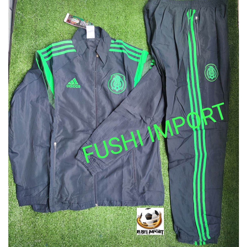 KODE K1T Setelan Stelan 1 Stel Jaket Bola Anthem Mexico Training Tracksuit 222 223 GO HQ IMPORT