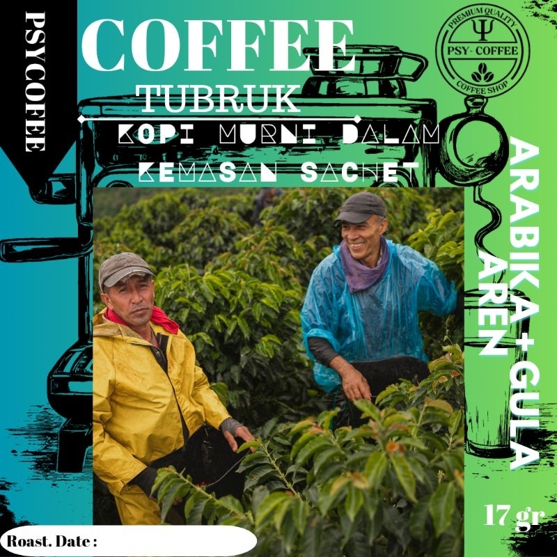 

kopi arabika gunung halu + gula aren