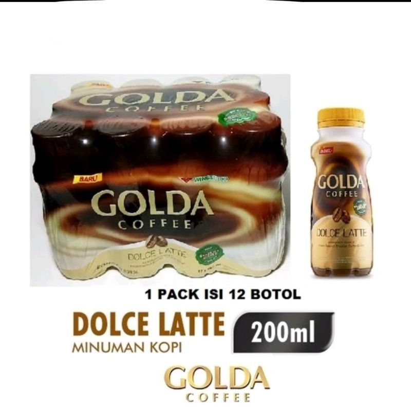 

Golda Coffee Dolce Latte 200ml 1pak isi 12btl