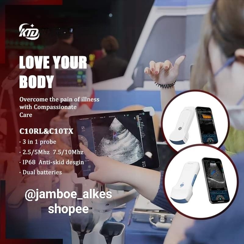 USG Dual Head Wireless/Wifi Ultrasound Probe