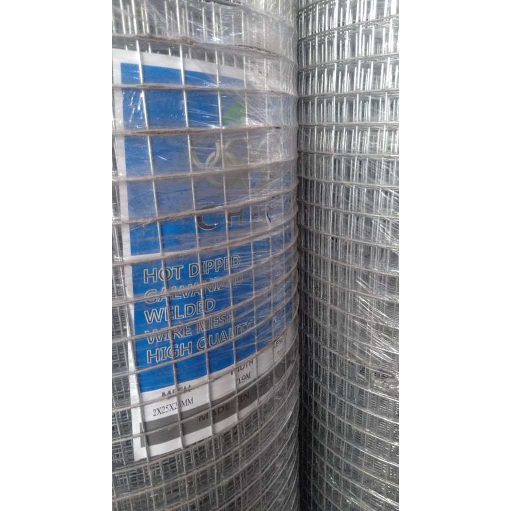 Kawat loket Galvanis tebal 1.2mm  lubangan 20x20