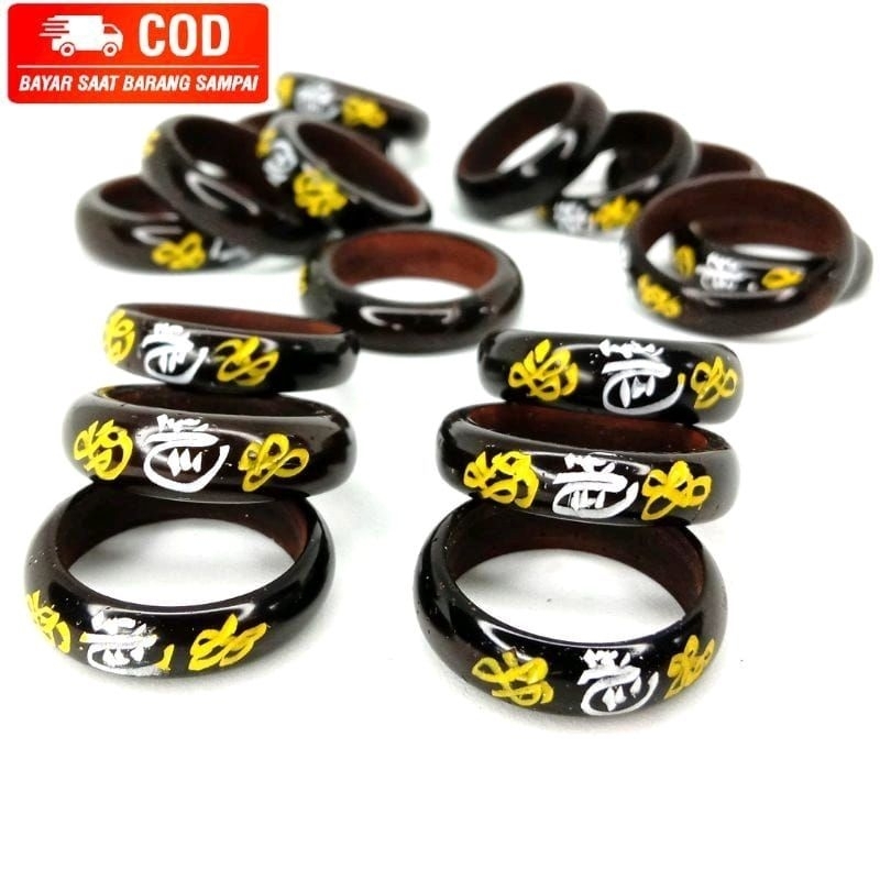 Cincin kokka/Kaukka/Kaukah Ukir Rajah Terlaris Termurah