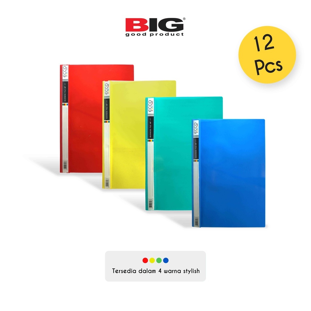 

12 Pcs BIG Map Bisnis File F4 Folio Ecco Map / Map Ako / Business File MF-8117 1lusin