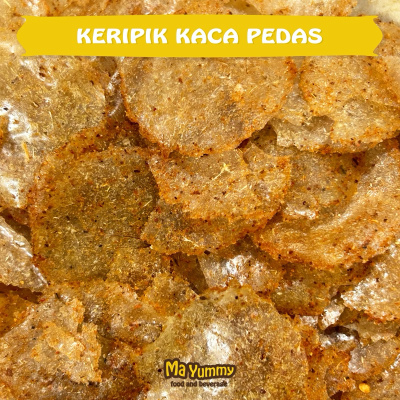 

Keripik Kaca 250gr & 500gr Rasa Pedas dan Original