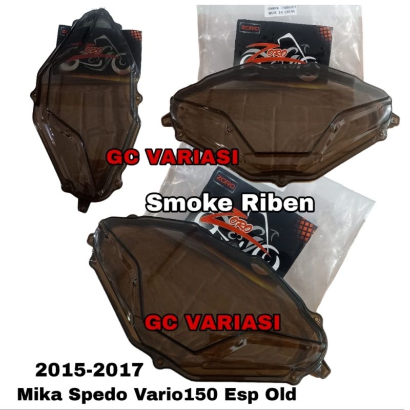 Mika Smoke Penutup Spedometer Vario 150 Esp Old Lama/Tutup Mika Spedometer Honda Vario 150 Esp Old S