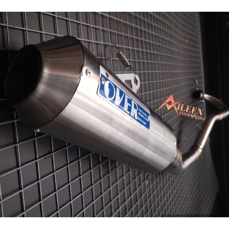 Knalpot Racing OVER JAPAN Crf 150 l Klx 150 BfSe S L G Dtracker 150 Wr 155r Super Motor Full Set