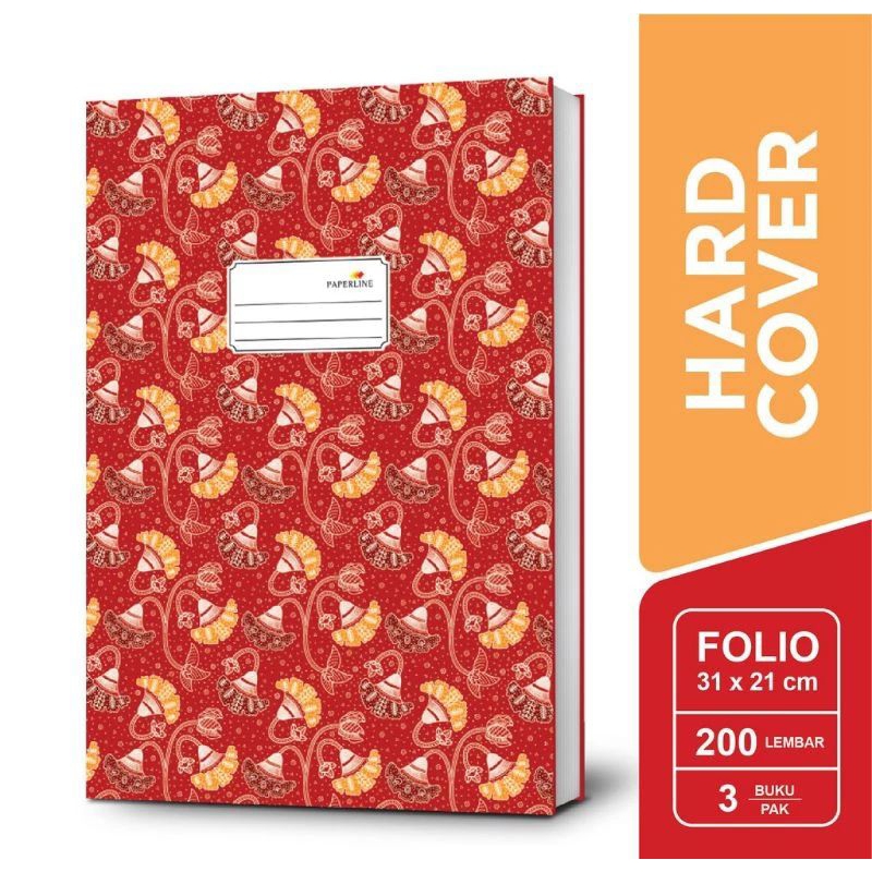 

Buku Hard Cover Folio Paperline 200 Lembar