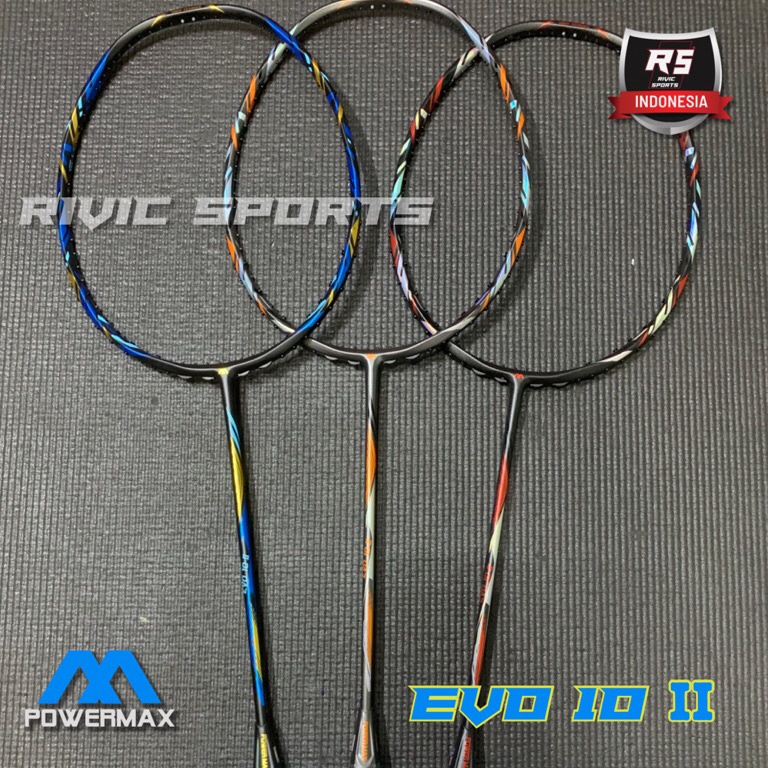 KODE S64T Raket POWERMAX EVO 1 II 33LBS Power Max Raket Badminton Original 1