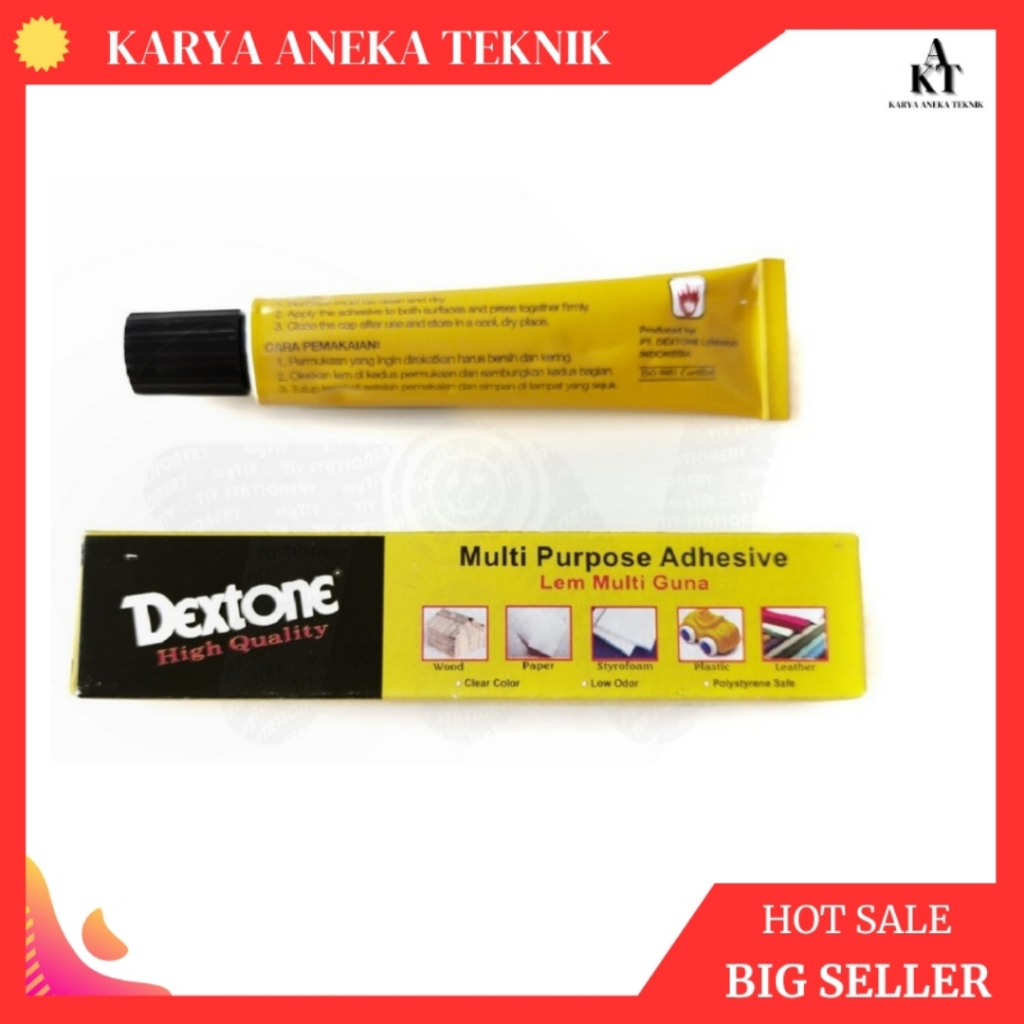 

DEXTONE Lem kertas serbaguna bening dextone multi purpose clear 20ml