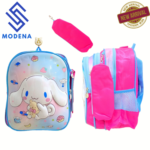 (Modena)Tas Anak CinaMonRoll 2444 -  Tas Ransel Anak Sekolah Import SD 3D Size 16' Besar