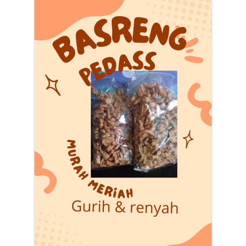 

Basreng stik pedas daun jeruk isi 1kg