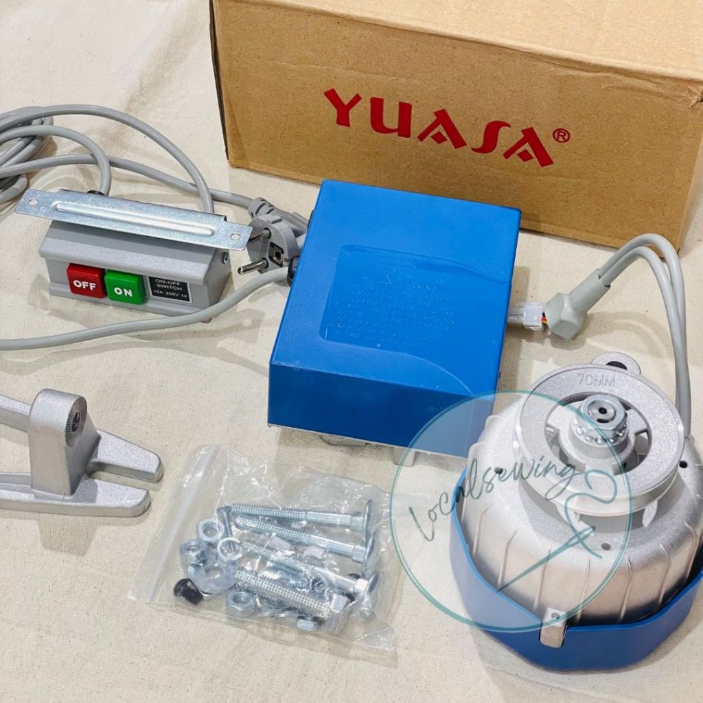 Dinamo Servo Yuasa TH-550EA Mesin Jahit Obras Industri / Dinamo Servo Mesin Jahit Obras Industri Yua