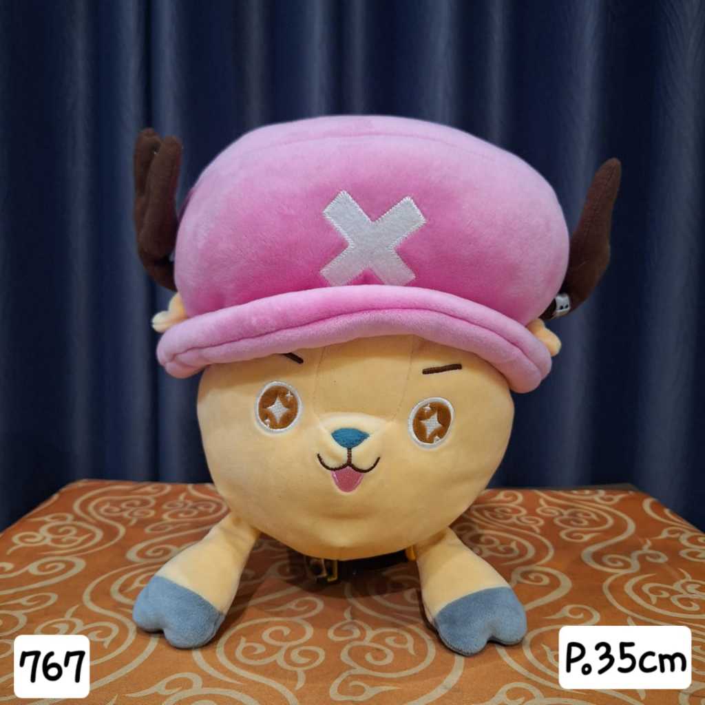 Boneka Chopper One Piece Kostum Terbang Besar Original Lembut Lucu