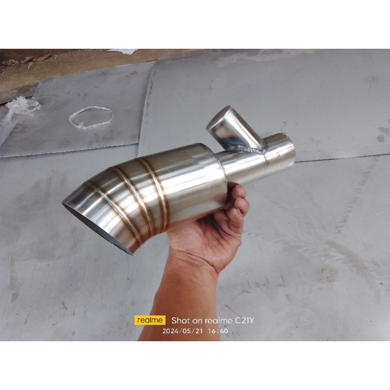 KNALPOT SUOS NGOROK STAINLESS MOBIL BENSIN GRANDMAX LUXIO BRIO AGYA DAN LAINNYA