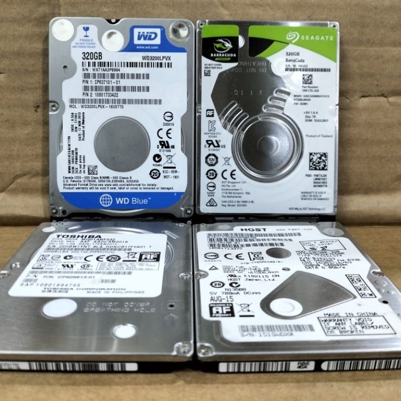 Hardisk Laptop 320GB Barracuda Slim 2.5" Garansi 1 tahun - HDD internal laptop notebook ps