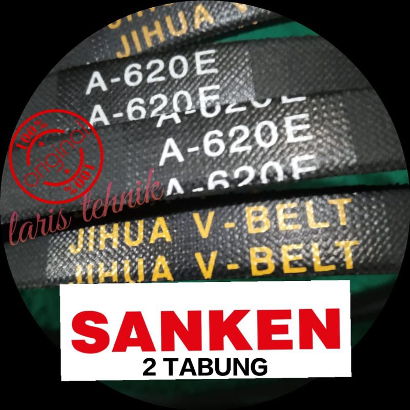 V-BELT MESIN CUCI SANKEN A-620E FANBEL A-620E VBELT JIHUA A-620E A620E