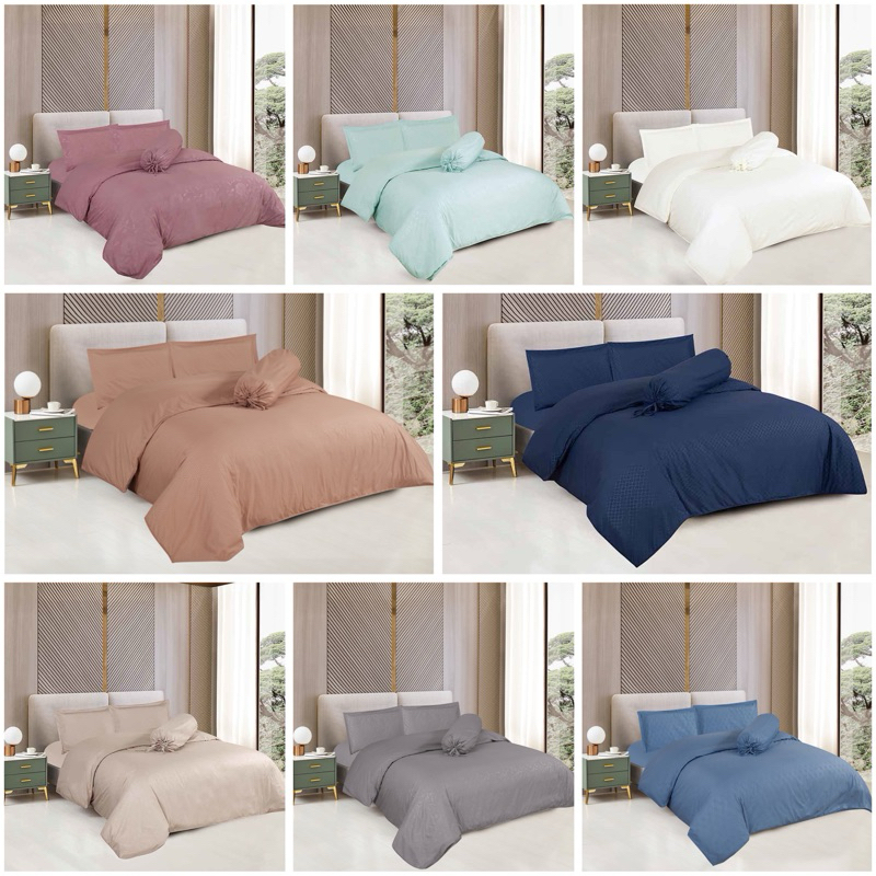 Sleeplite 120x200 Cm Set Seprai Single Bed Cover Microfiber Emboss
