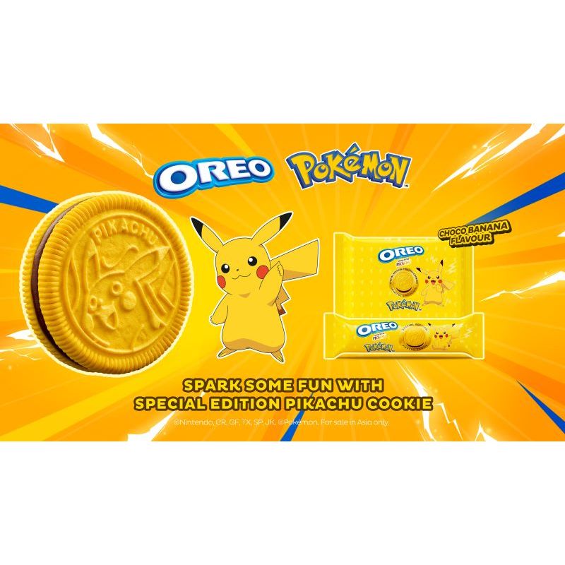 

Jajan SnackEcer Oreo Limited Edition Pokemon Pikachu Snack PER PCS