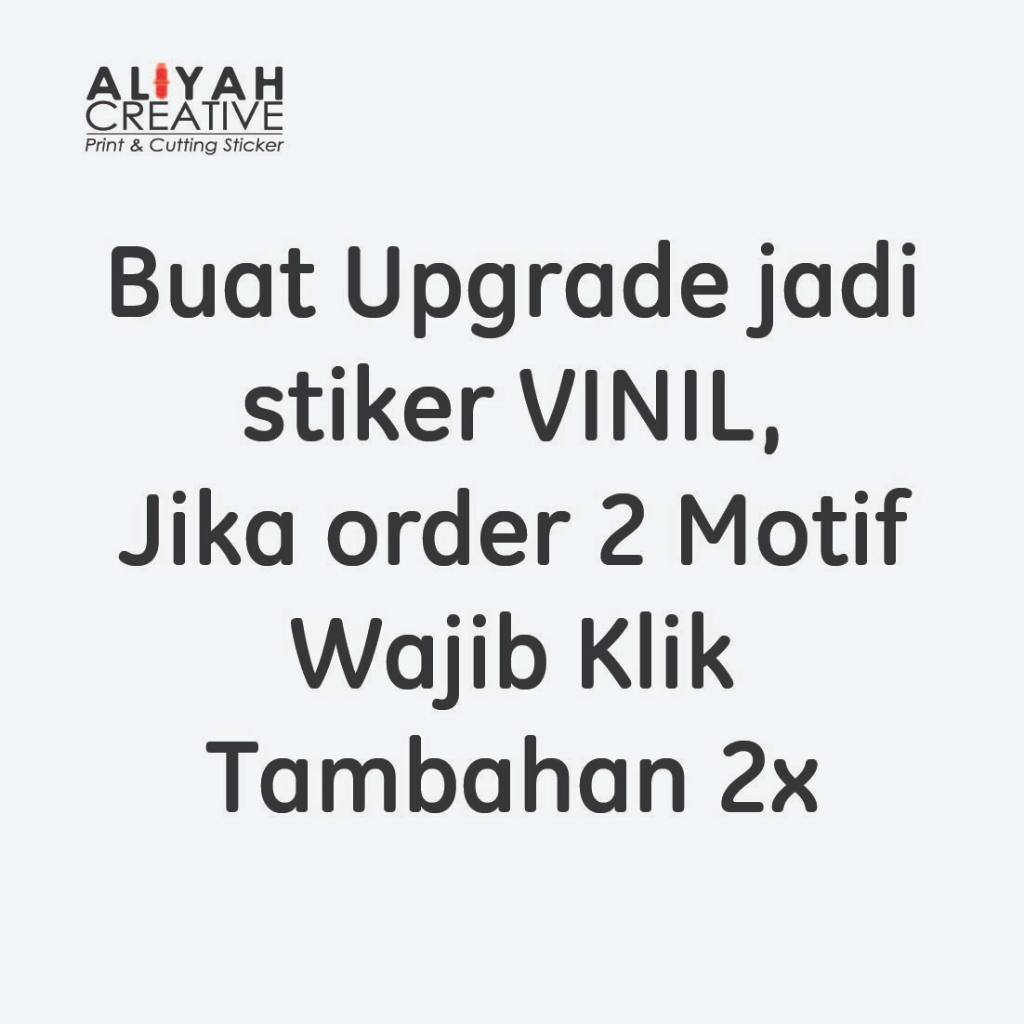 

Khusus Upgrade Vinil