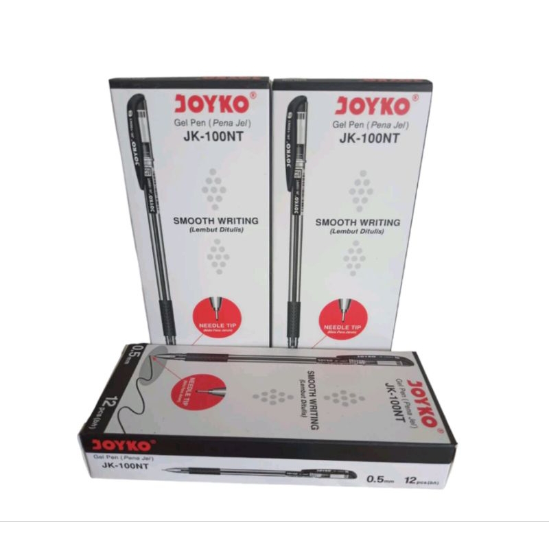 

NEW (12pcs) Pulpen Gel JOYKO JK100NT/ pulpen gel Joyko JK100 RBU