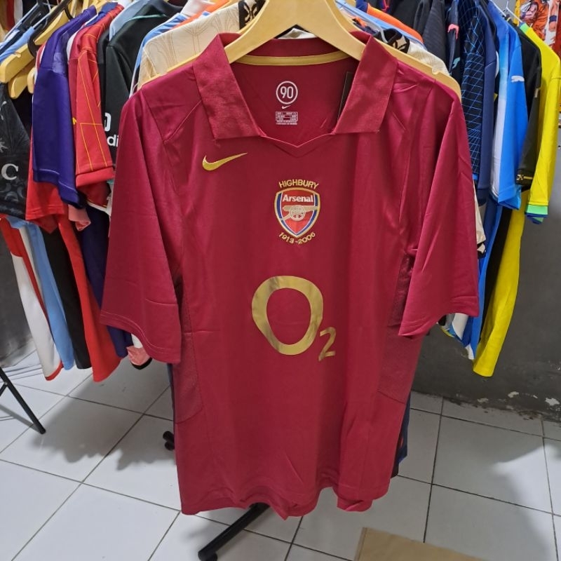 Jersey Retro Arsenal oksigen O2