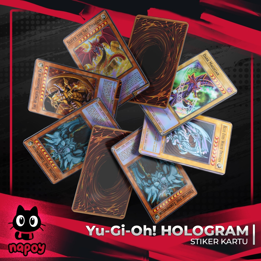 

Stiker Sticker Kartu Atm Skin Card Edisi Yu Gi Oh Hologram