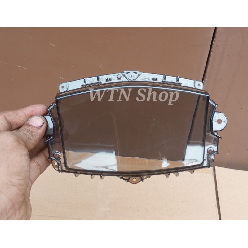 kaca mika speedometer kilometer nmax new hitam smoke