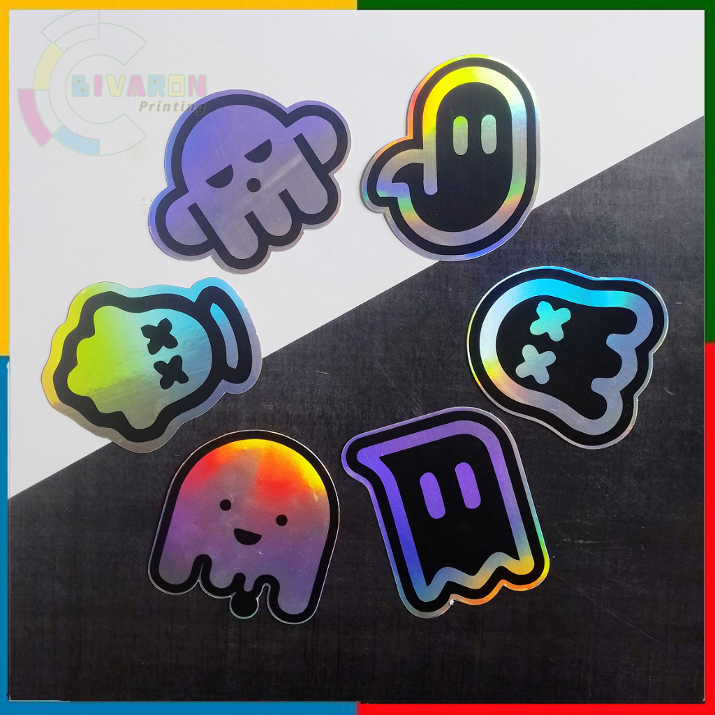 

Stiker Little Ghost Hologram/Stiker Aesthetic