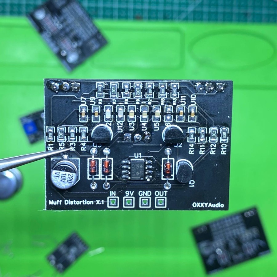 Effect Guitar Distortion Muff Based on Proco Rat Clone PCB efek gitar