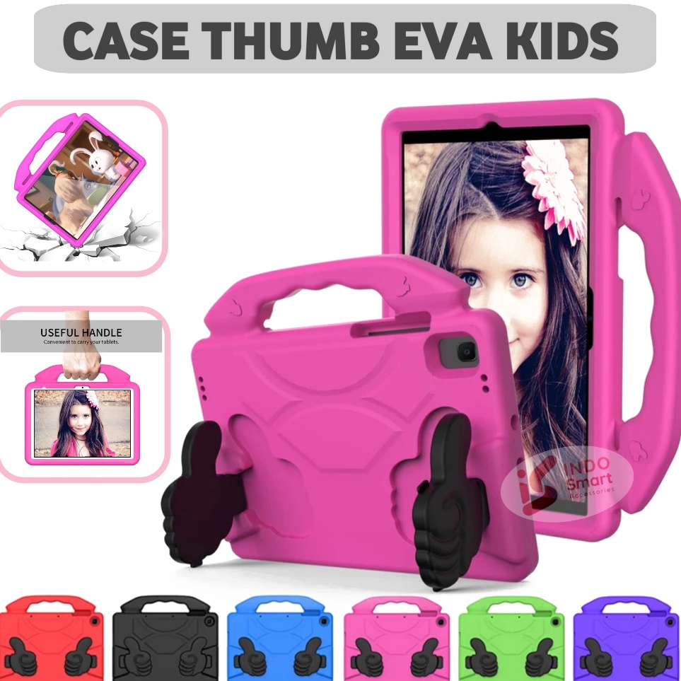Inovatif Ipad 2 3 4 5 6 7 8 9 1 Pro 11 22 221 Mini 6 1 2 3 4 5 Case Tablet Anak Thumb Standing Eva K