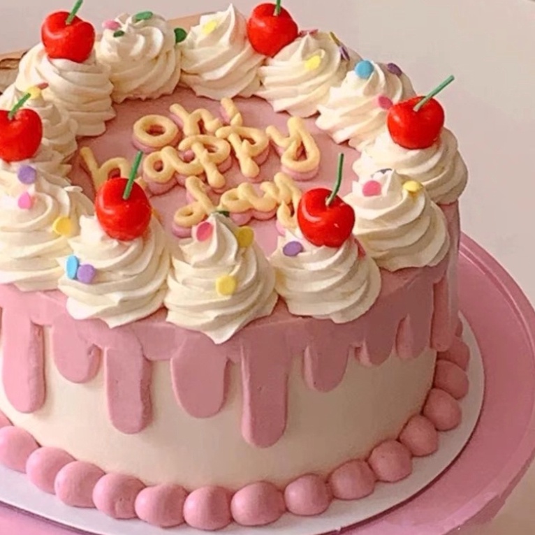 5 PCS Lilin Ulang Tahun Buah Ceri  Cherry Birthday Candles  Korean Birthday Candle  Lilin Ultah Aest