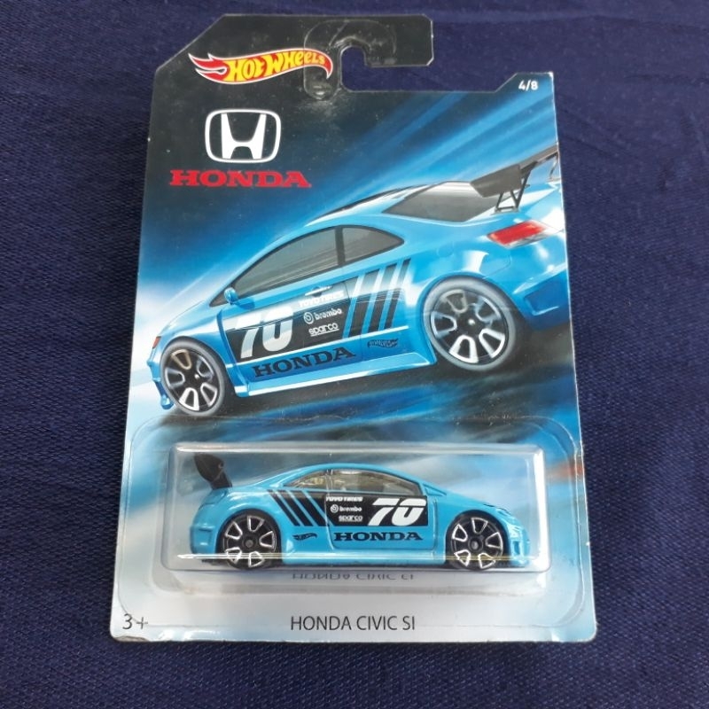 Diecast Hot Wheels HW Honda Series Honda Civic SI Biru