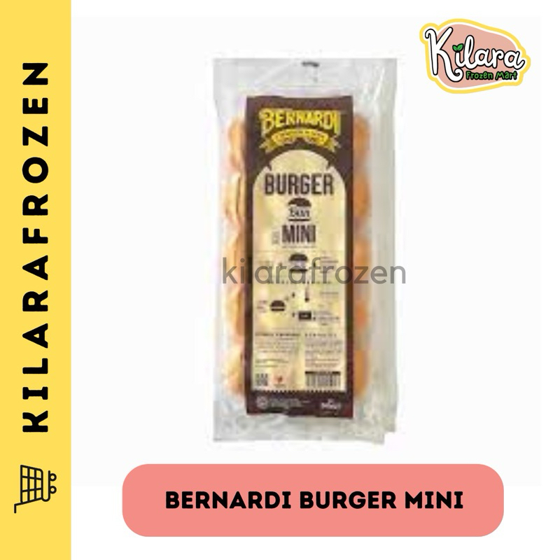 

BERNARDI BURGER MINI | ROTI BUN ISI 20PCS - KILARA FROZEN MART