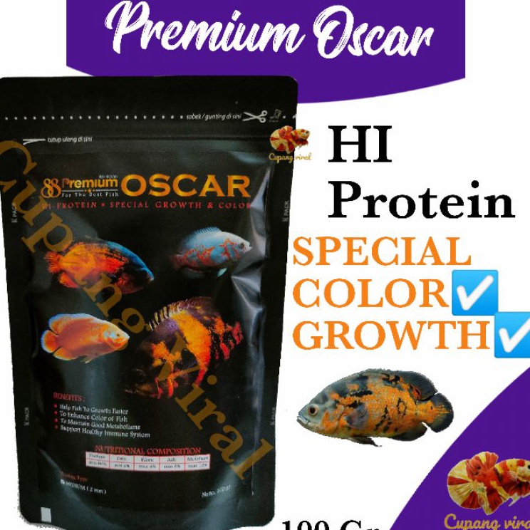 PREMIUM 88  Pelet Premium Oscar High Protein Special Growth and Color