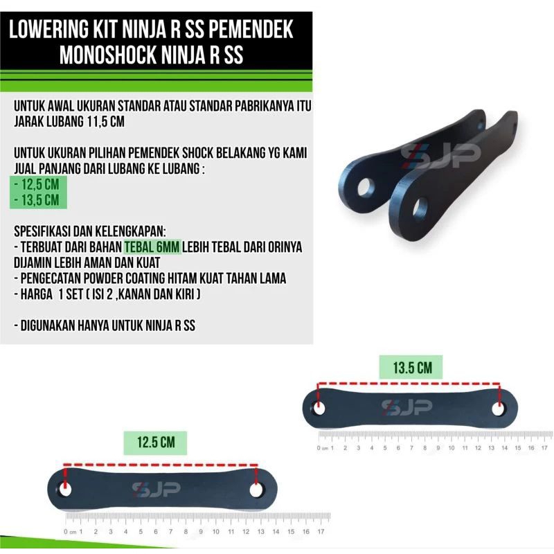 Lowering Kit Ninja R SS Pemendek Monoshock Ninja R SS
