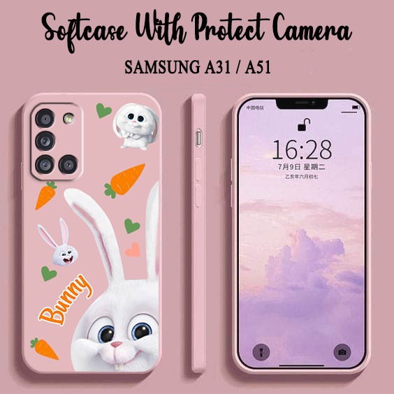 Softcase Macaron Motif Lucu [UV07] For Samsung A31 A51 - Case HP  Samsung A31 - Casing HP  Samsung A