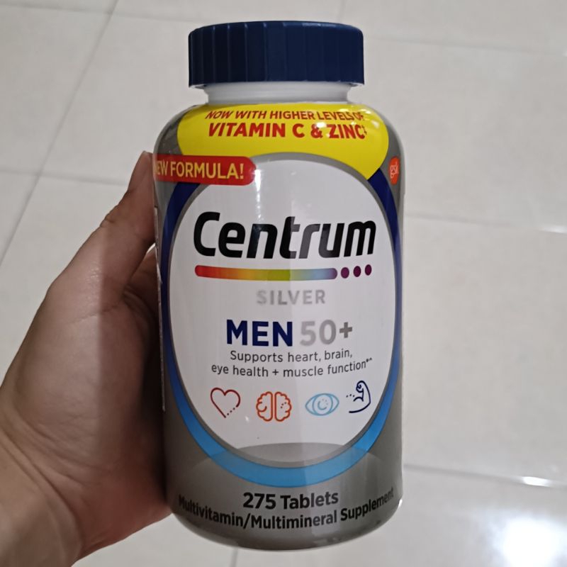 CENTRUM Men Silver 50+ Multivitamin isi 275
