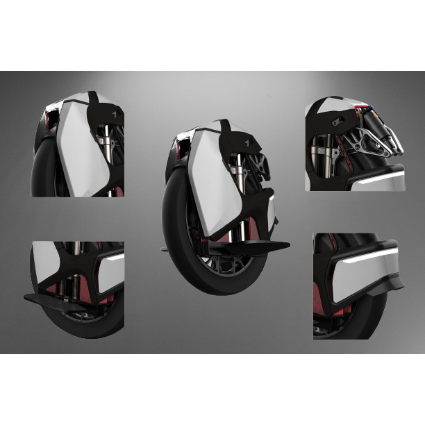 Kingsong S18 White Wheel EUC Electric Unicycle