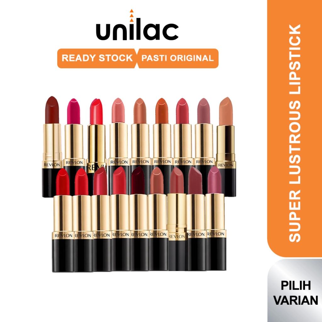 (Original) Revlon Lipstik Superlustrous Lipstick Creme | Revlon Lipstick | Lipstik Revlon