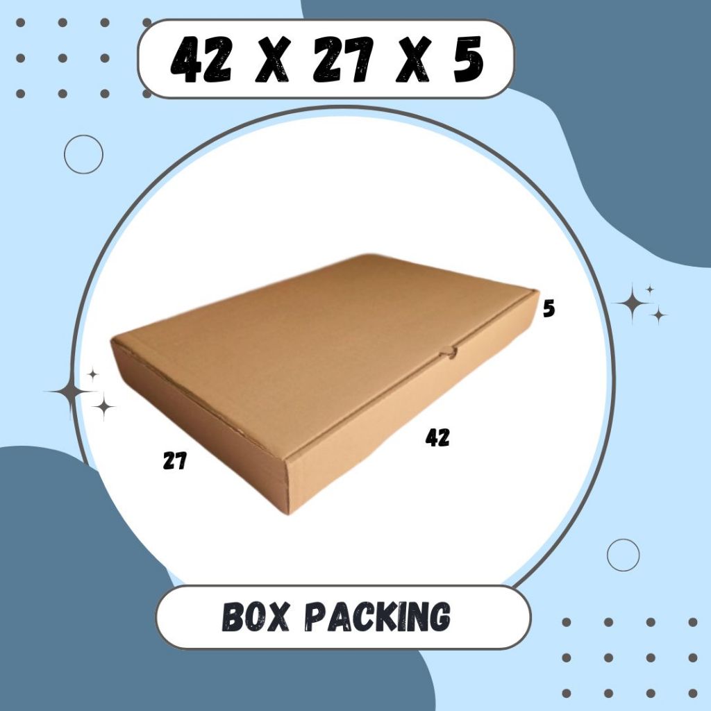 

Baru Karton Box 42x27x5 LD Kardus/Paking/Karton/pizza