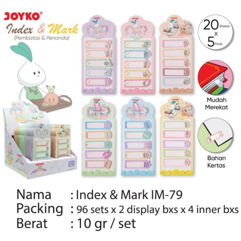 

(12 Pcs) Post It Joyko IM-79