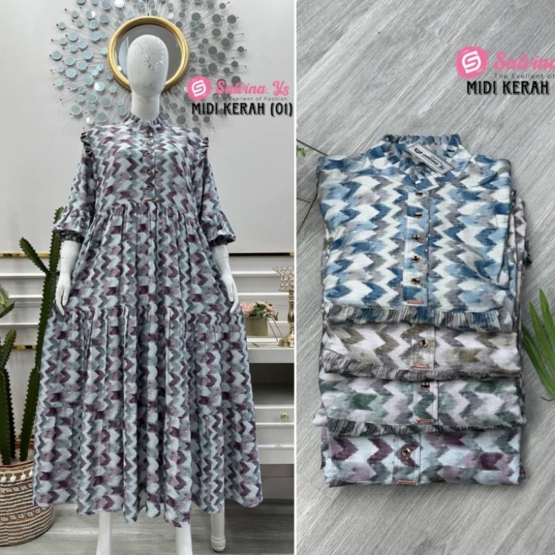 SALVINA MIDI CRESPO MOTIF 072