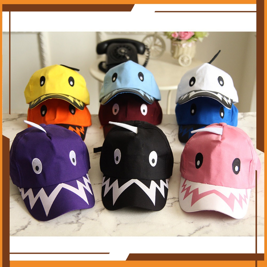 PHILEO | TOPI ANAK MOTIF BABY SHARK 3D / TOPI BASEBALL ANAK MOTIF IKAN HIU